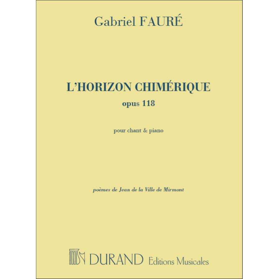 Horizon Chimerique Op 118 Cht-Piano (Mezzo) Partitura