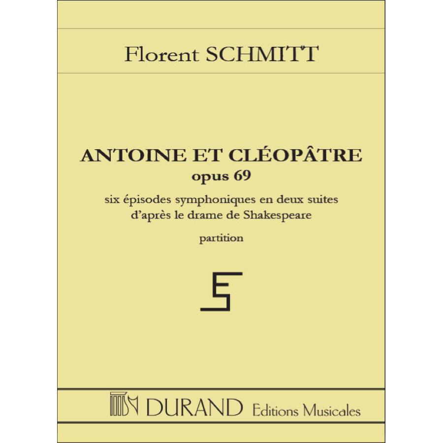 Florent Schmitt Antoine Et Cleopatre Poche N 2