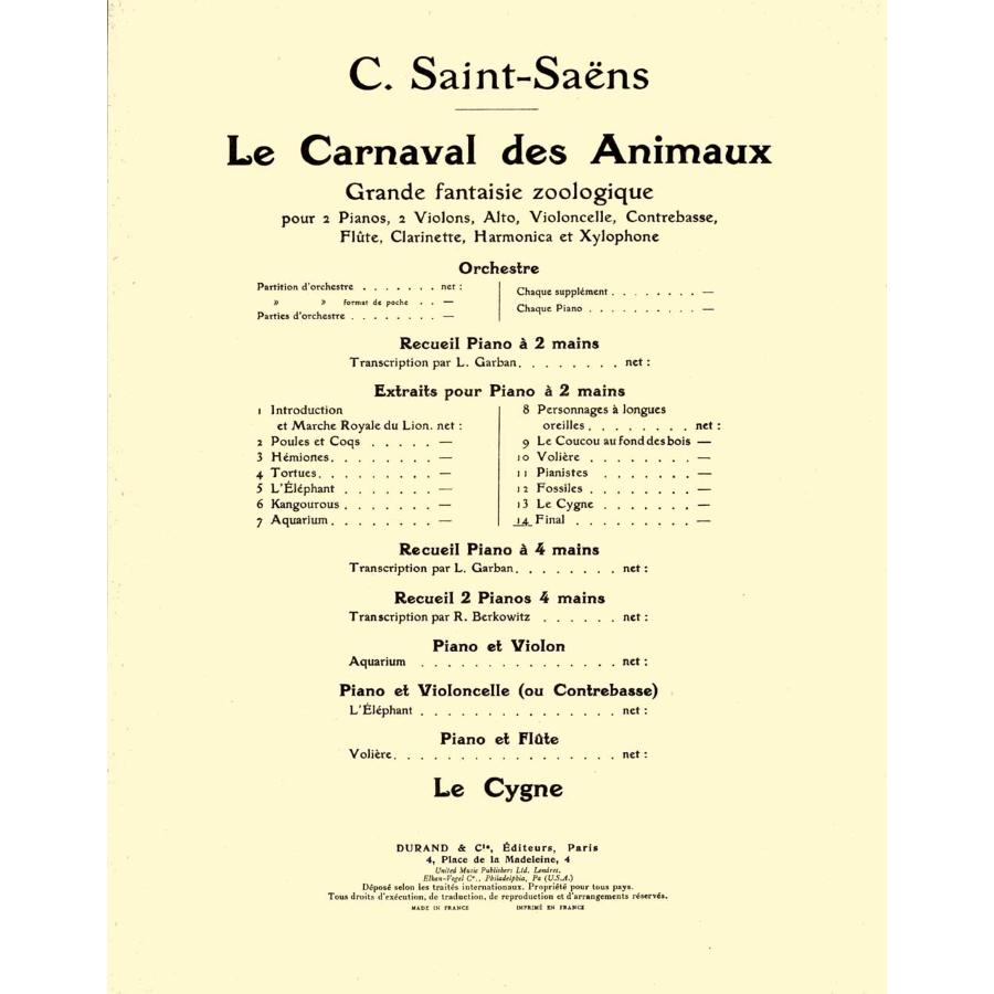 Finale no14 (transcription de Lucien Garban) Libro