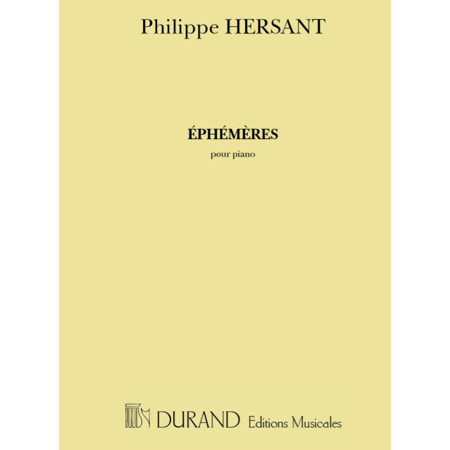 Ephemeres, Pour Piano Partitura