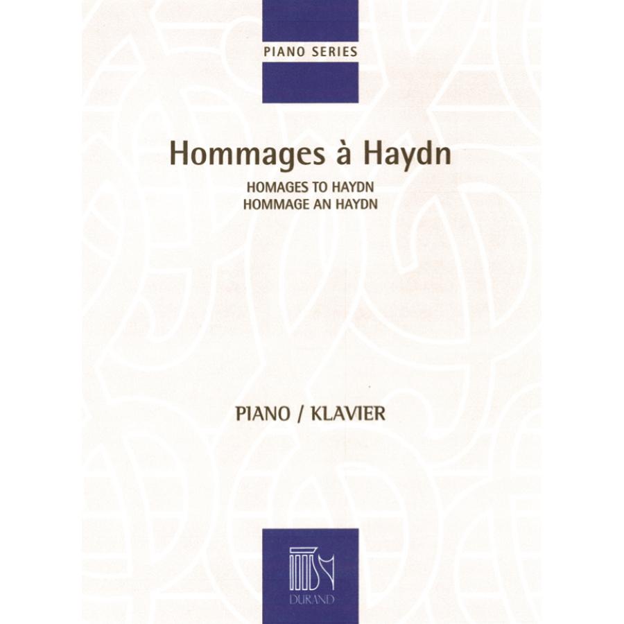 Hommages A Hadyn Partitura