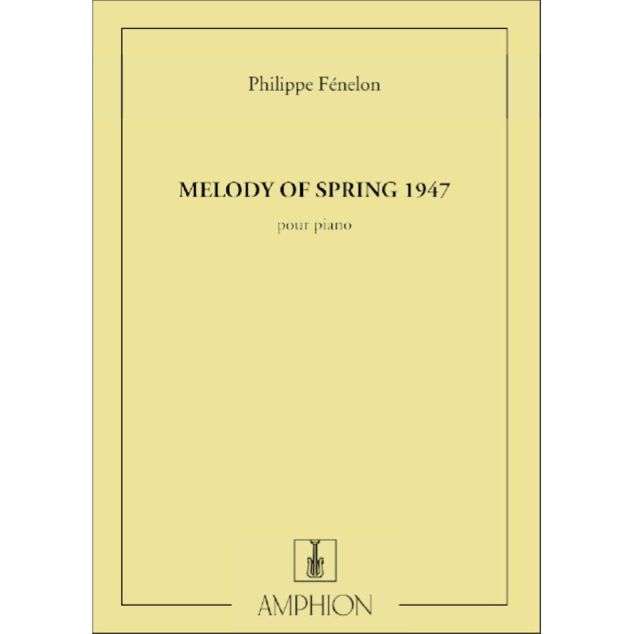 Melody Of Spring 1947 Partitura
