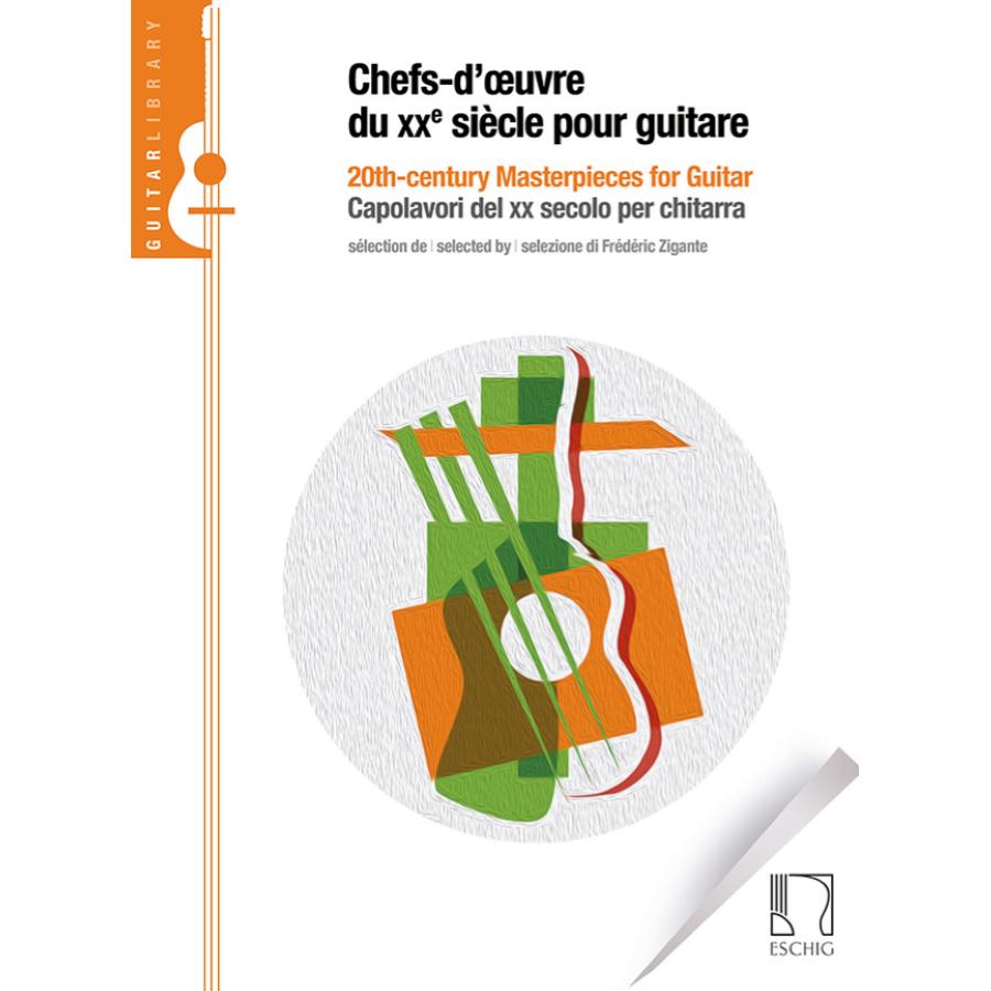 Chefs-d'œuvre du XXe siècle pour guitare Libro