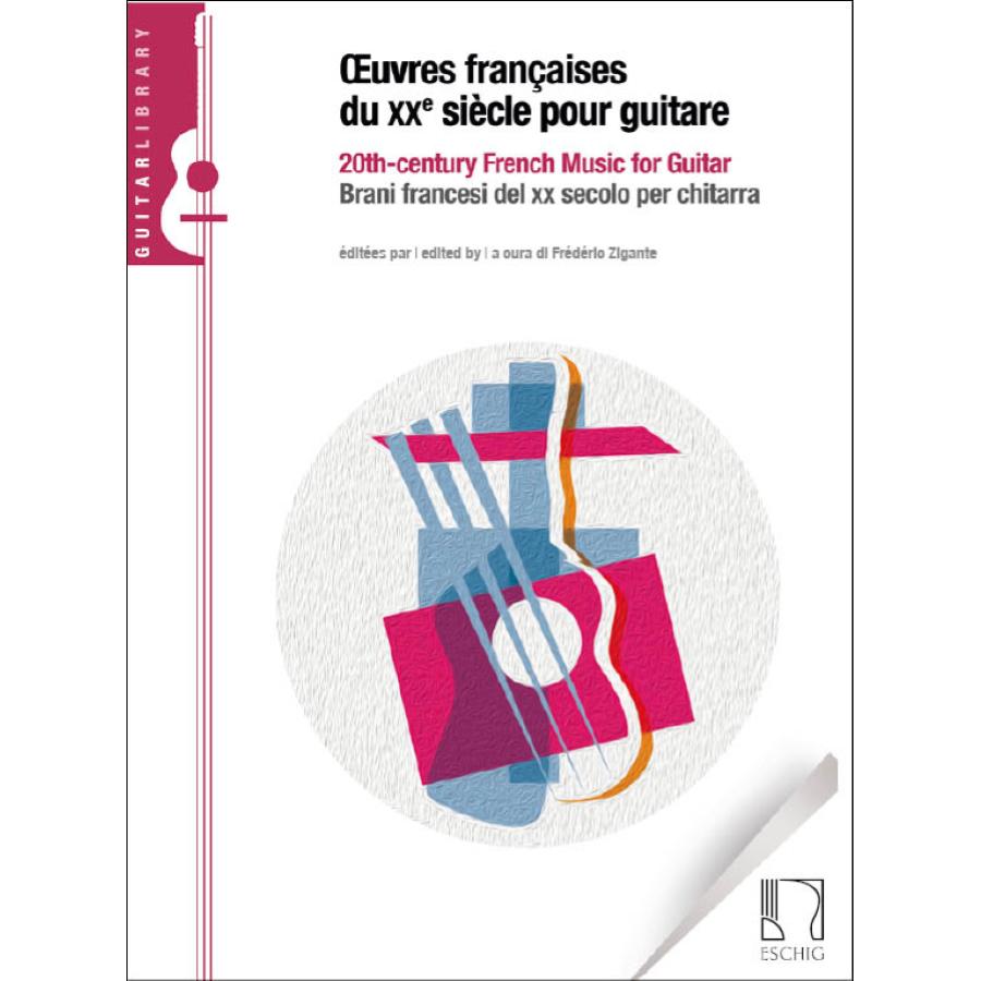 Œuvres françaises du XXe siècle pour guitare Libro