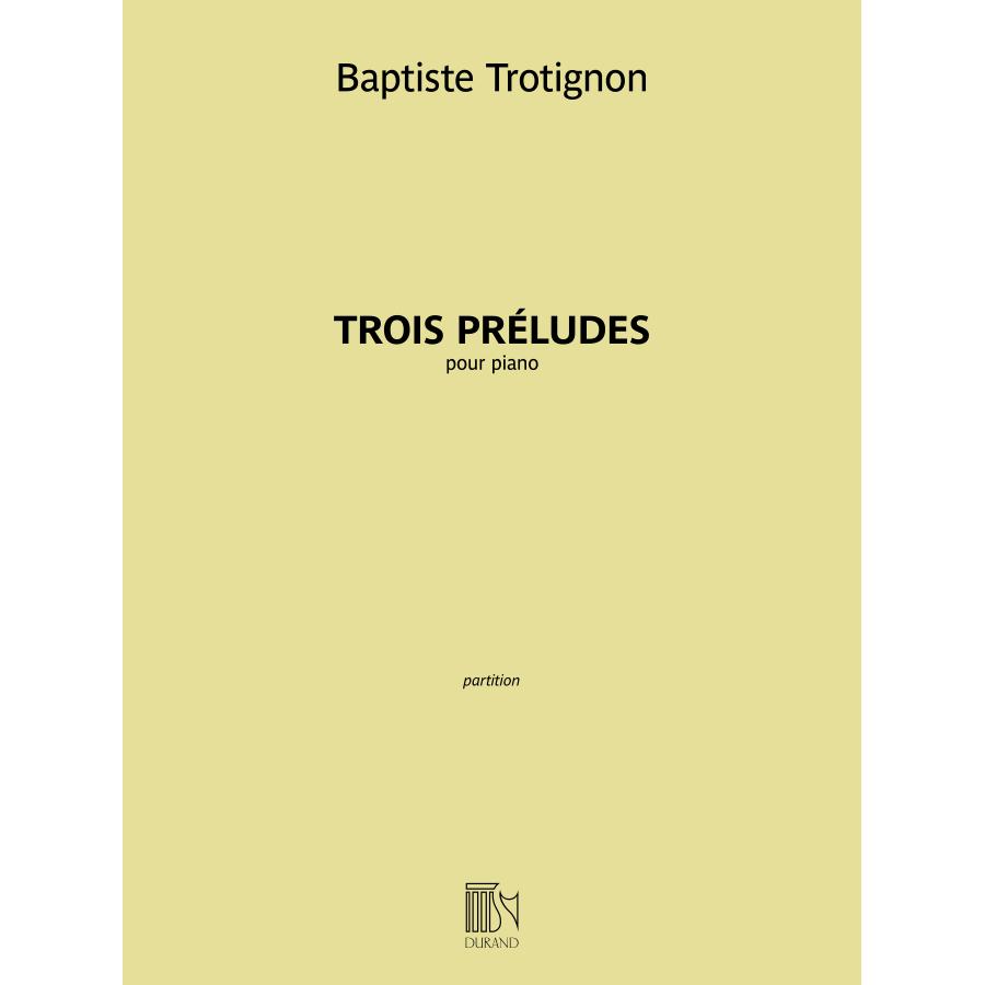 Trois Préludes Libro