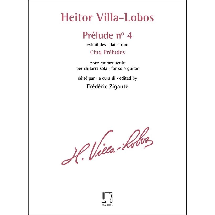 Prélude n° 4 - extrait des Cinq Préludes Libro