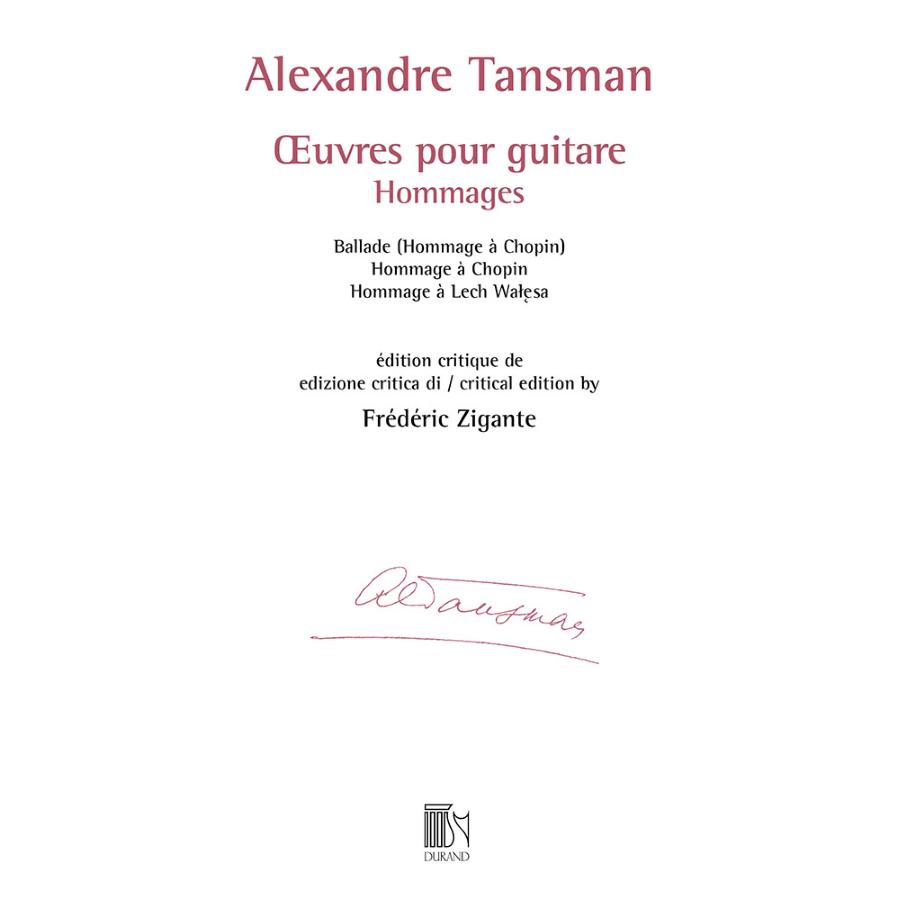 Œuvres pour guitare - Hommages Libro
