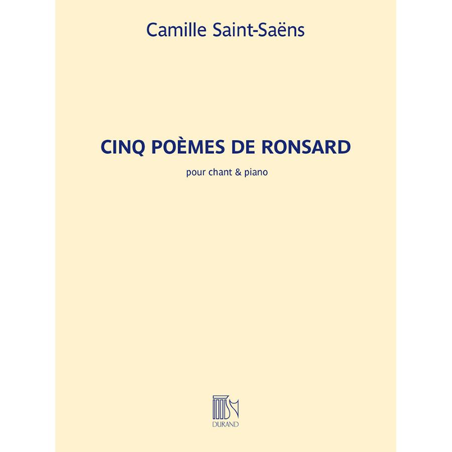 Cinq Poèmes de Ronsard Libro