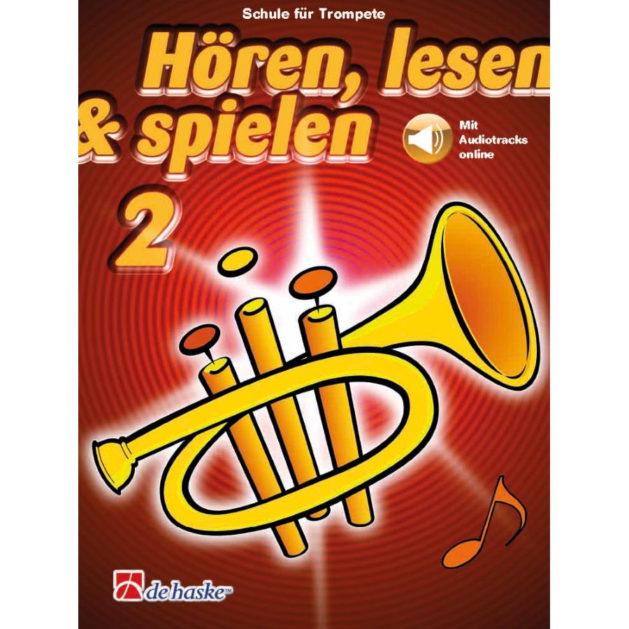 Hören, lesen & spielen 2 Trompete Libro + Audio-online