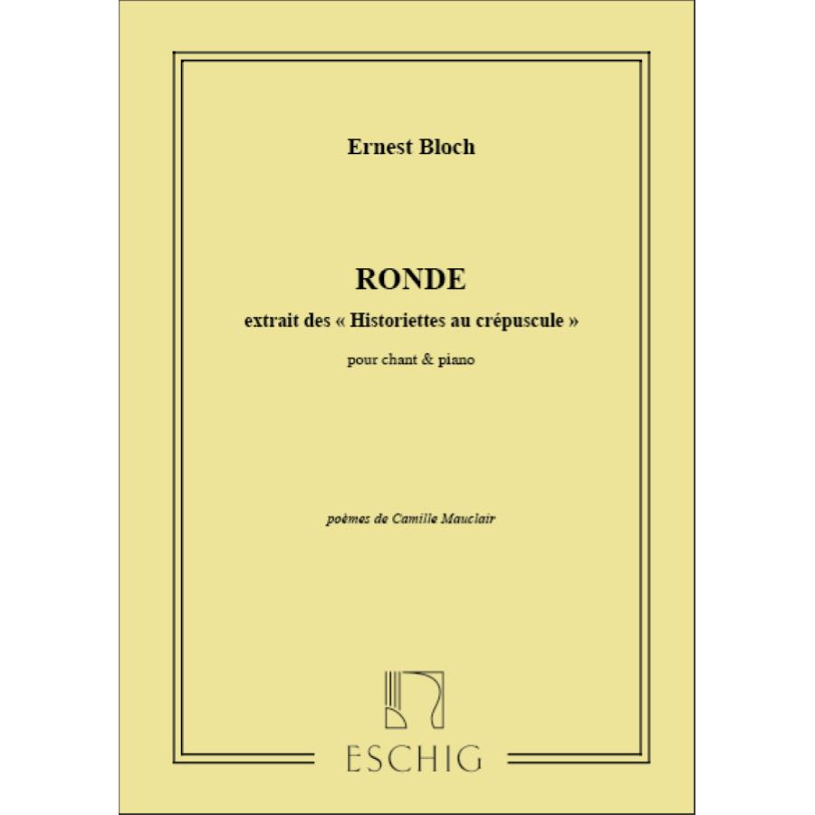 Historiettes au crepuscule - Ronde Cht-Piano Partitura