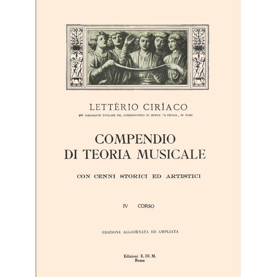 CIRIACO Compendio di Teoria Musicale 4 Corso Libro