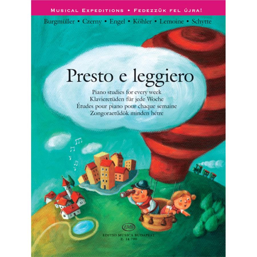 Presto e leggiero - Klavieretüden für jede Woche Libro