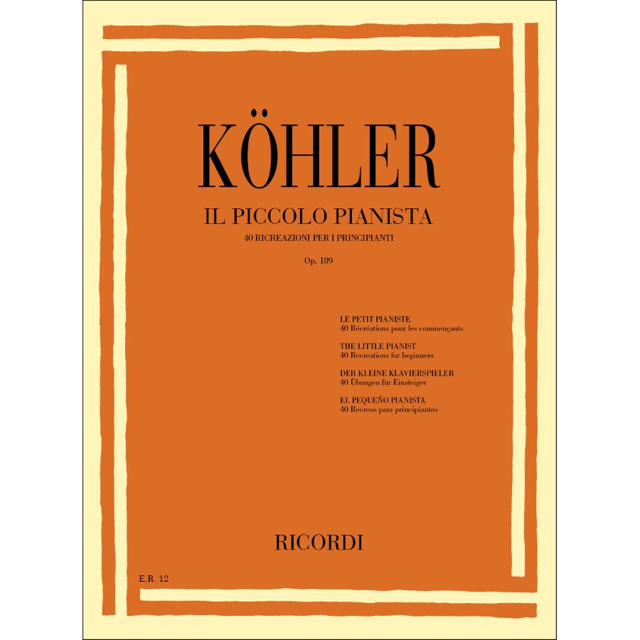 KÖHLER Il Piccolo Pianista Libro