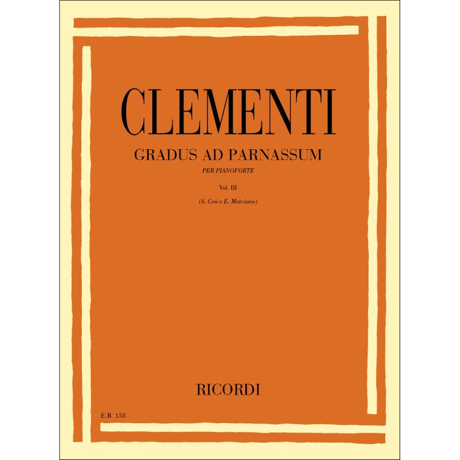 CLEMENTI Gradus Ad Parnassum. Volume III Partitura