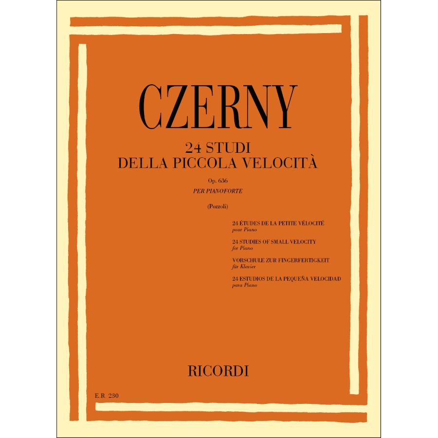 24 Studi Della Piccola Velocità Op. 636 Libro