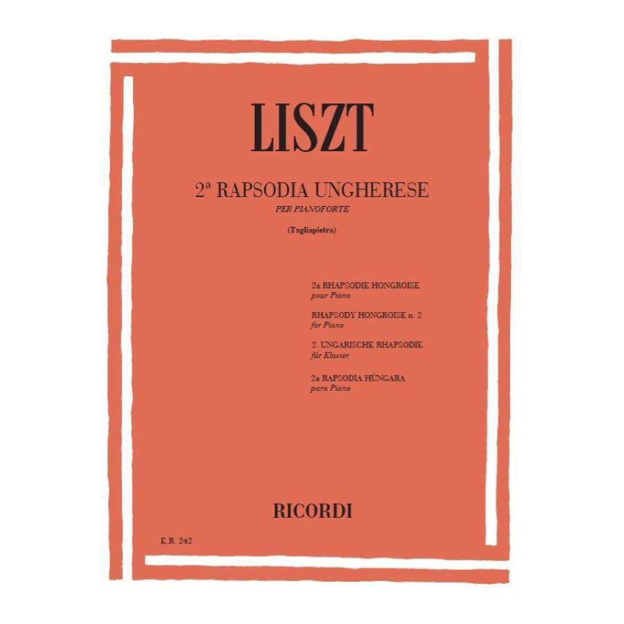 19 Rapsodie Ungheresi: N.2 In Do Diesis Min. Partitura