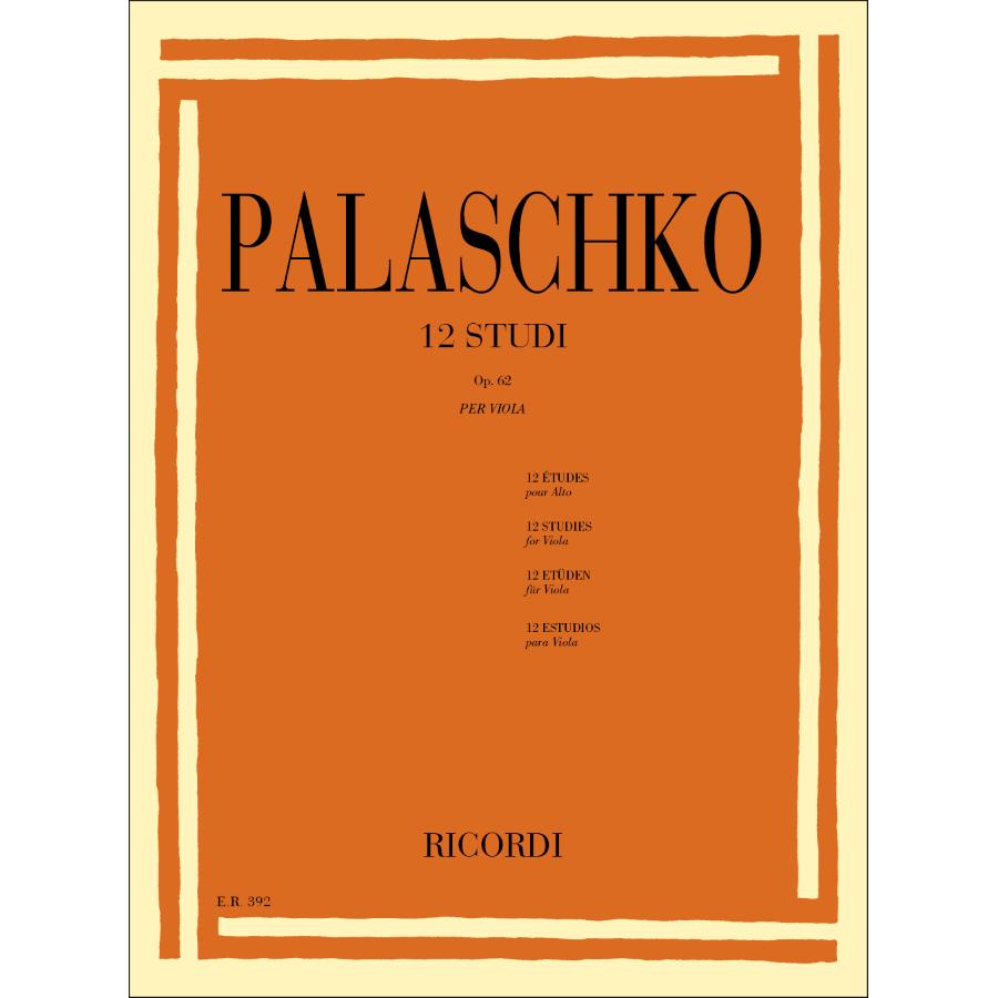 Johannes Palaschko 12 Studi Op. 62