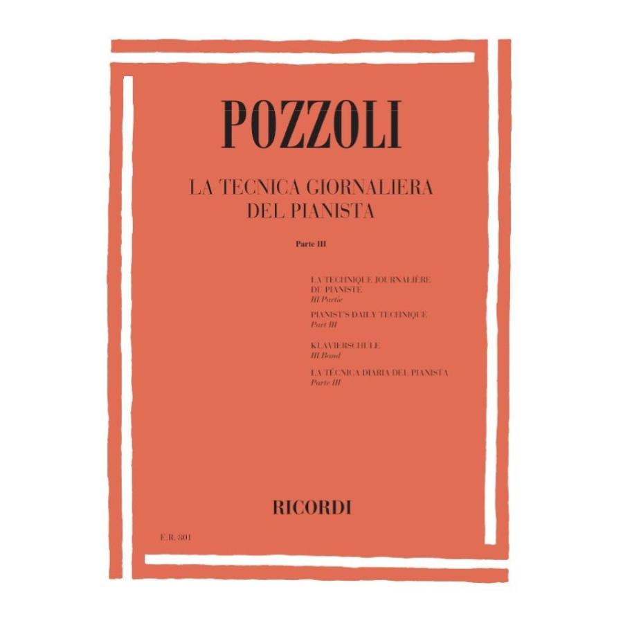 POZZOLI Tecnica Giornaliera Del Pianista Partitura III