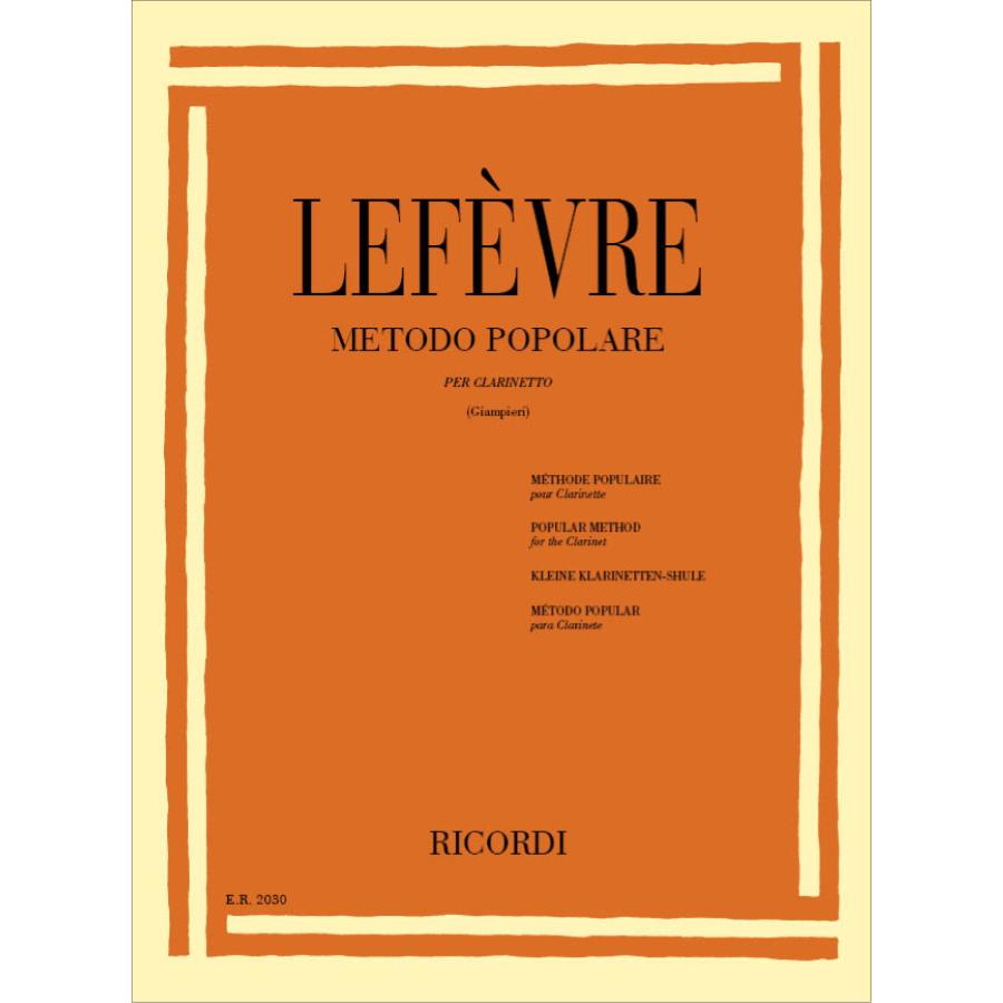 Metodo Popolare Per Clarinetto Partitura