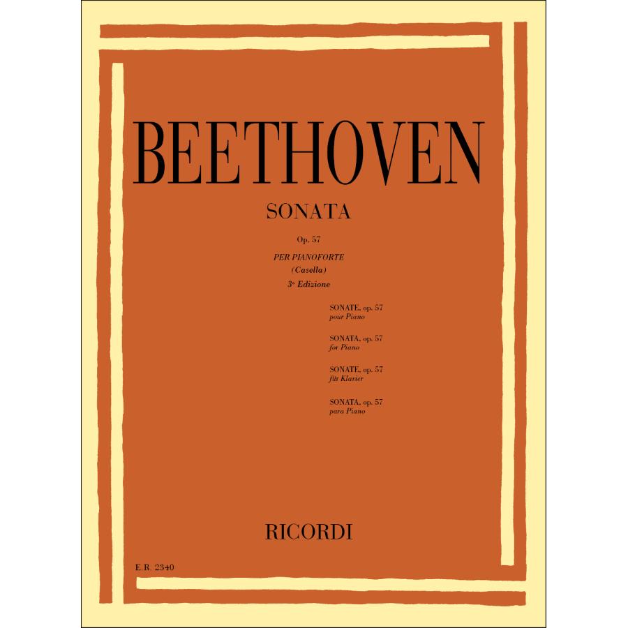 32 Sonate: N. 23 In Fa Min. Op. 57 'Appassionata' Partitura