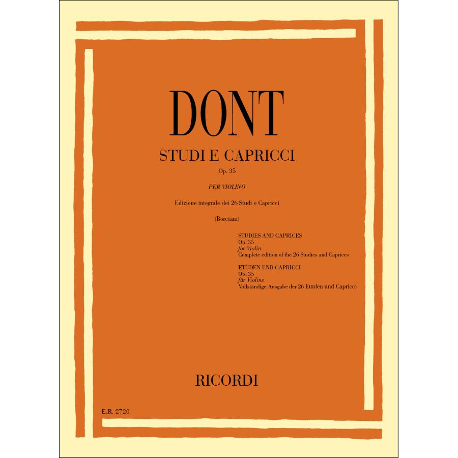 Studi E Capricci Op. 35 Partitura