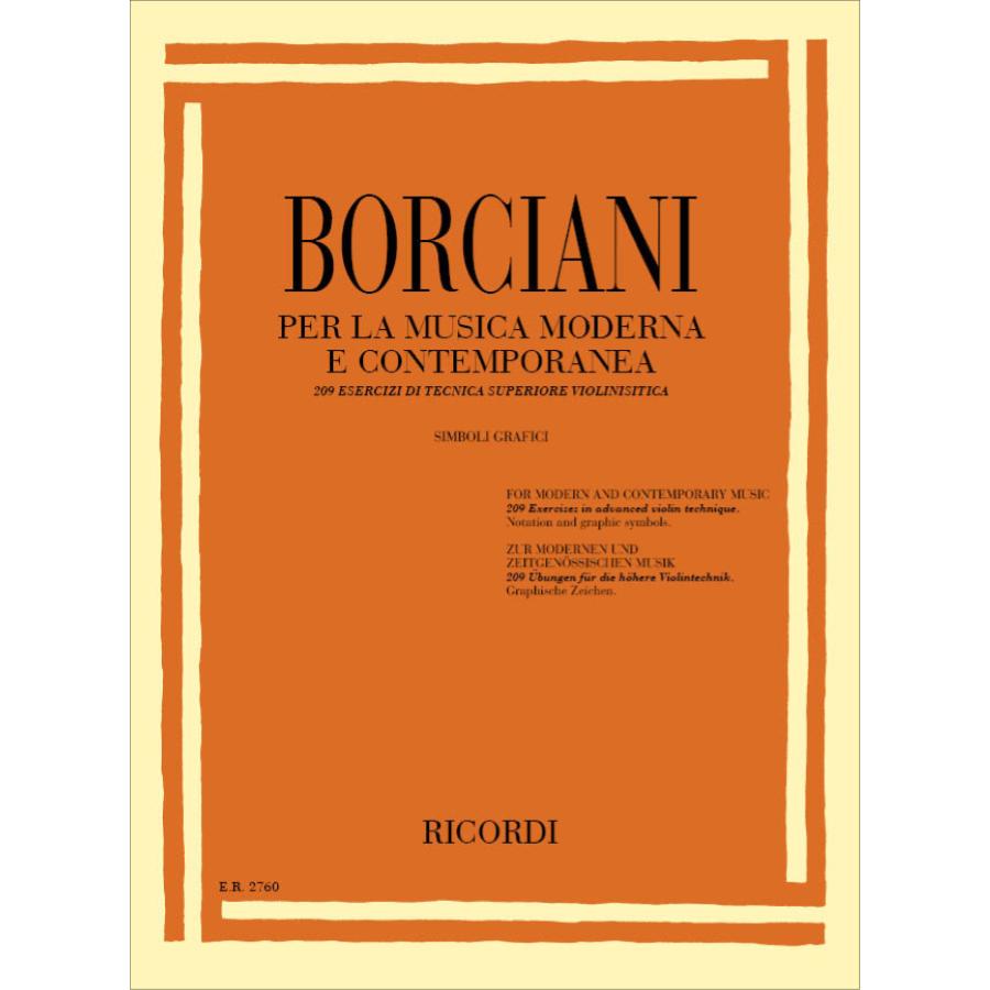 Per La Musica Moderna E Contemporanea Partitura