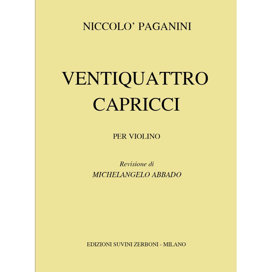 Ventiquattro Capricci Per Violino Solo Partitura