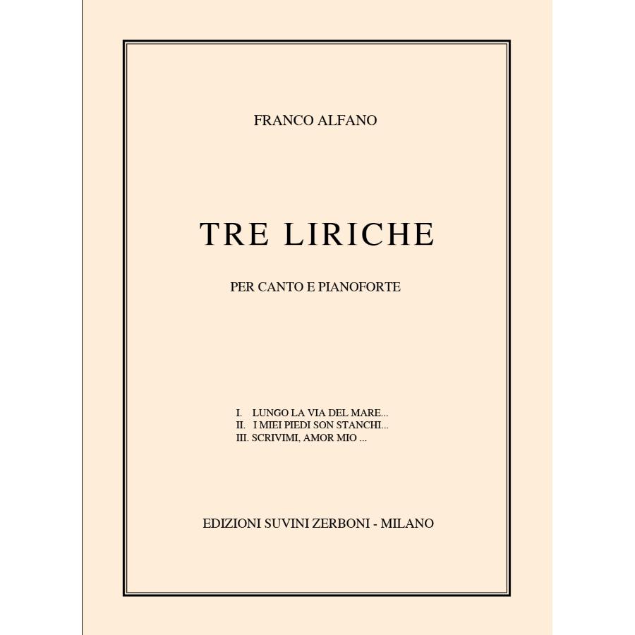 Tre Liriche (1943) Partitura