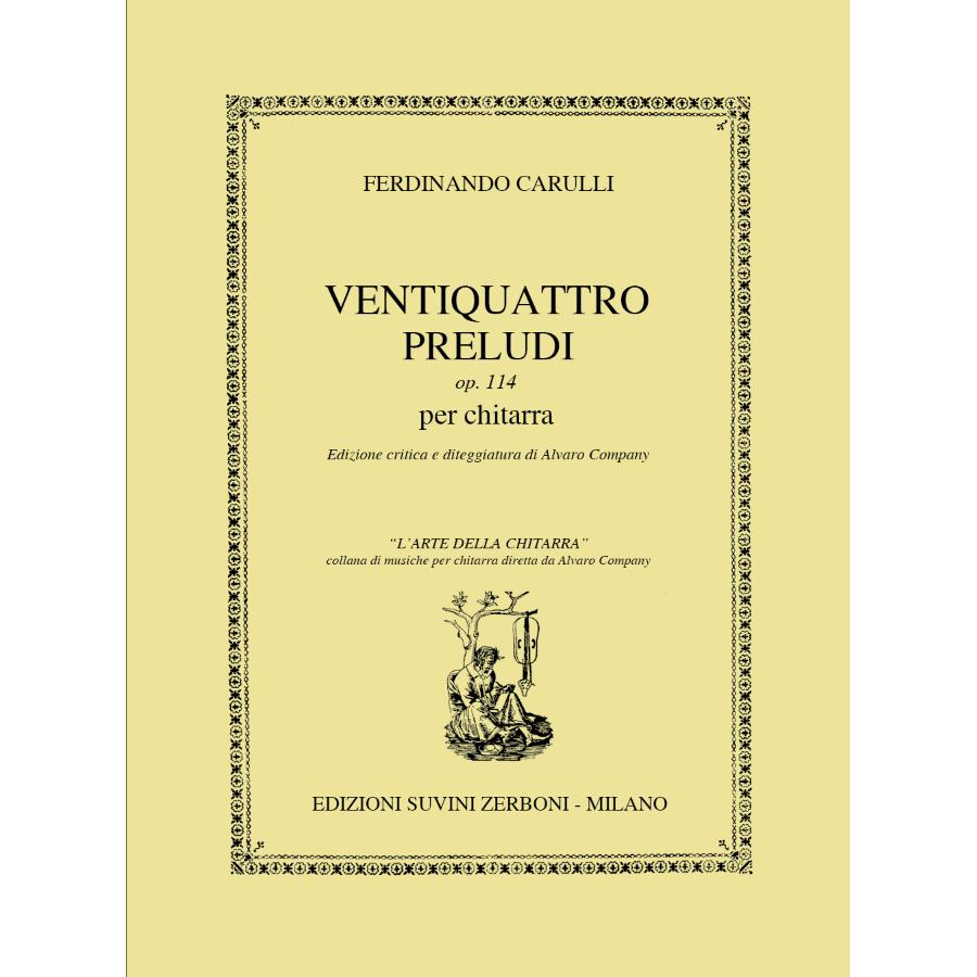 Ventiquattro Preludi Libro