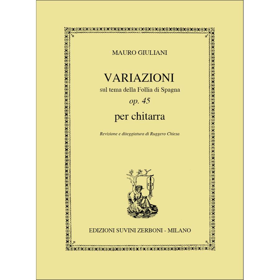 Variazioni sul Tema Della Follia Di Spagna Partitura
