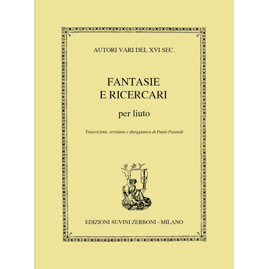 Fantasie E Ricercari Per Liuto Partitura