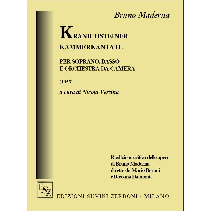 Bruno Maderna Kranichsteiner Kammerkantate