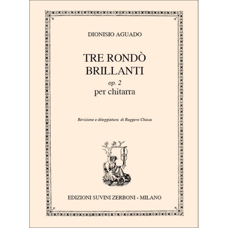 Tre Rondò Brillanti Sc 2 Per Chitarra Partitura