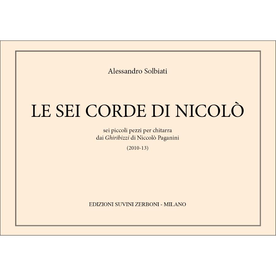 Le Sei Corde Di Nicolò Partitura
