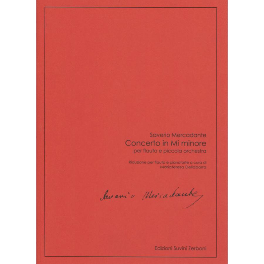 SAVERIO MERCADANTE Concerto in Mi minore Libro + Parte(s)