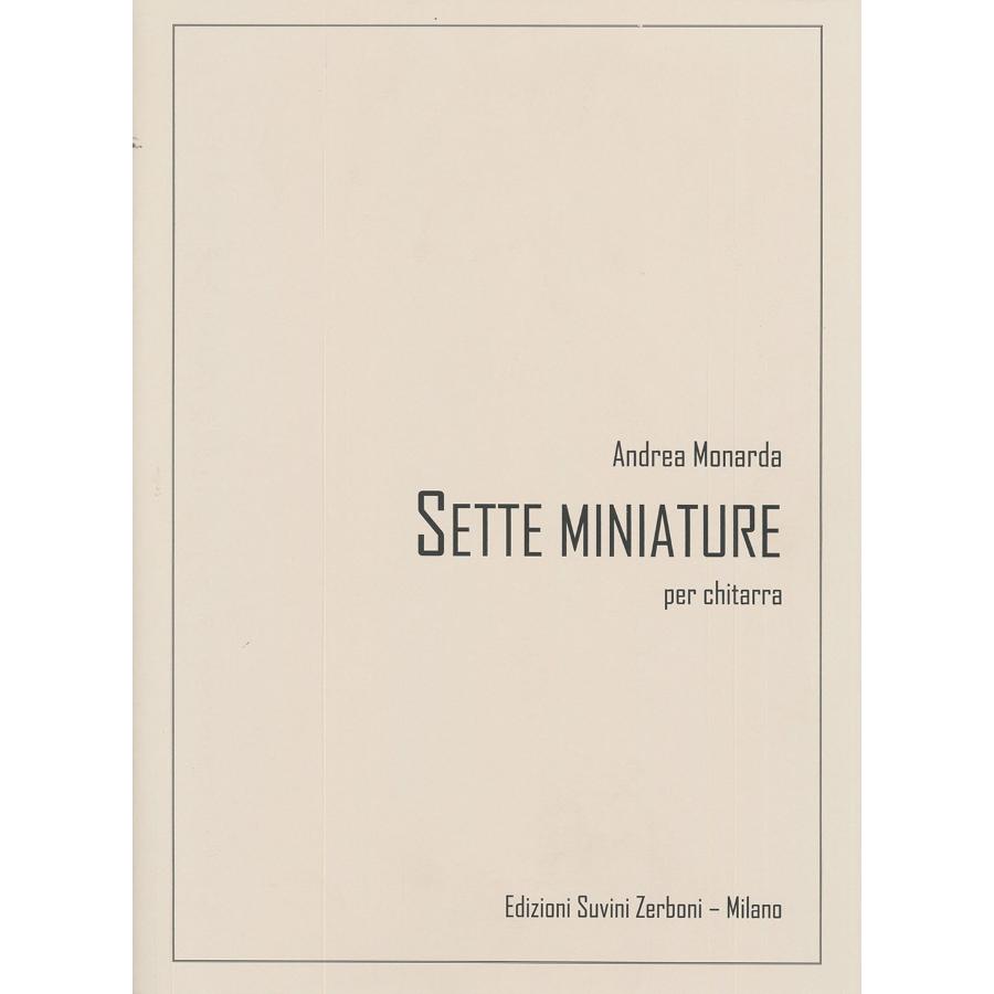 Sette miniature Libro