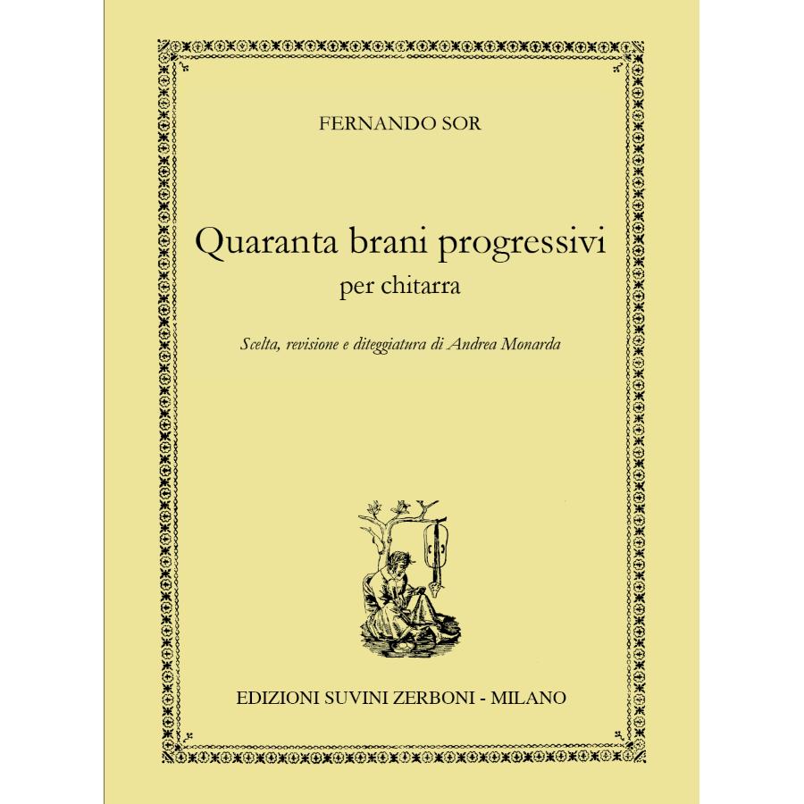 Quaranta brani progressivi per chitarra Libro