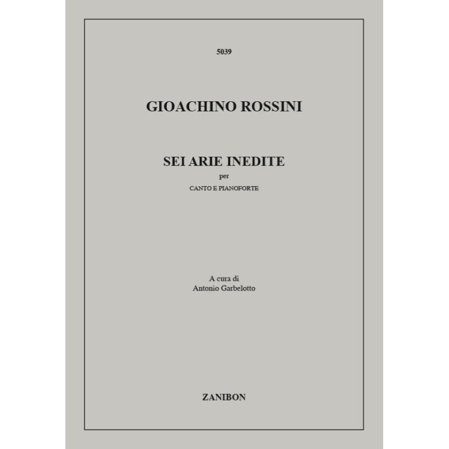 Sei Arie Inedite Partitura