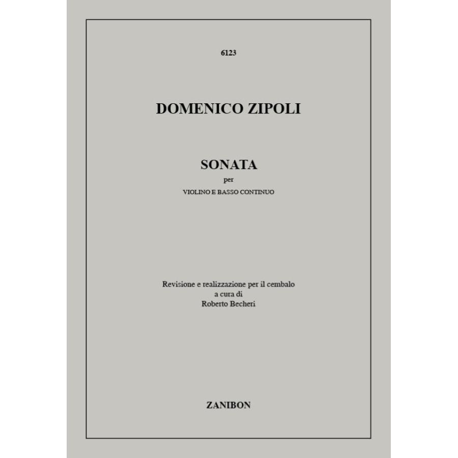 Domenico Zipoli Sonata Per Violino E Basso Continuo