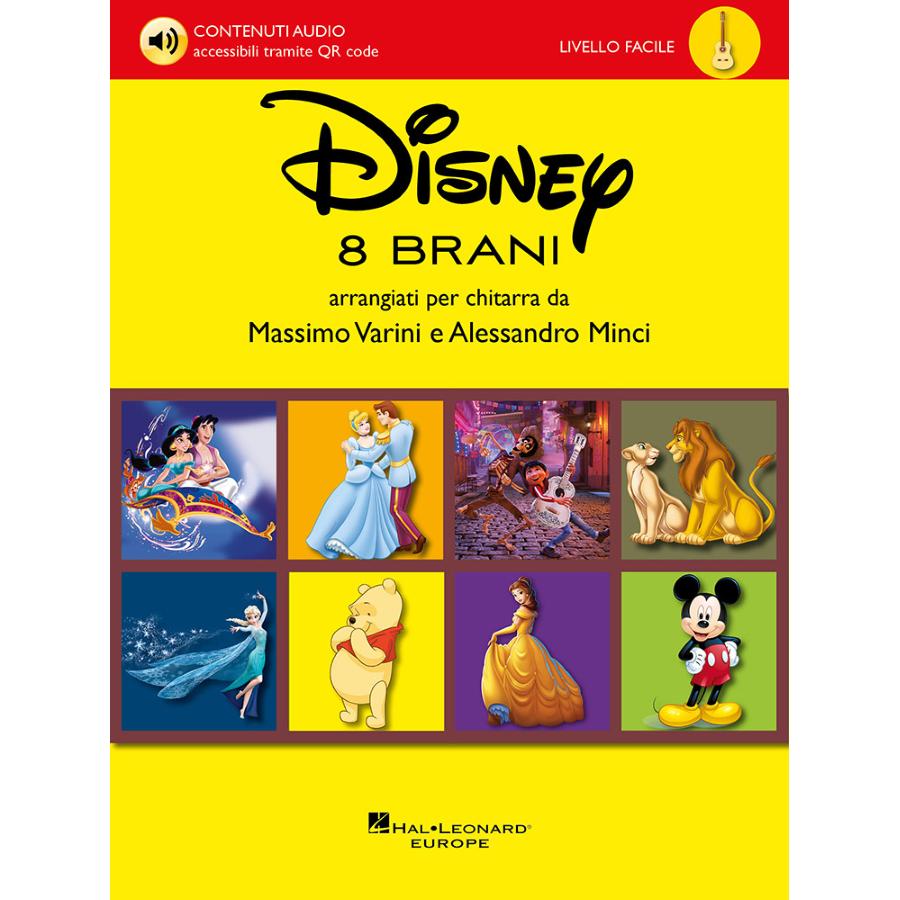 Disney - 8 brani arrangiati per chitarra Libro + Audio-online