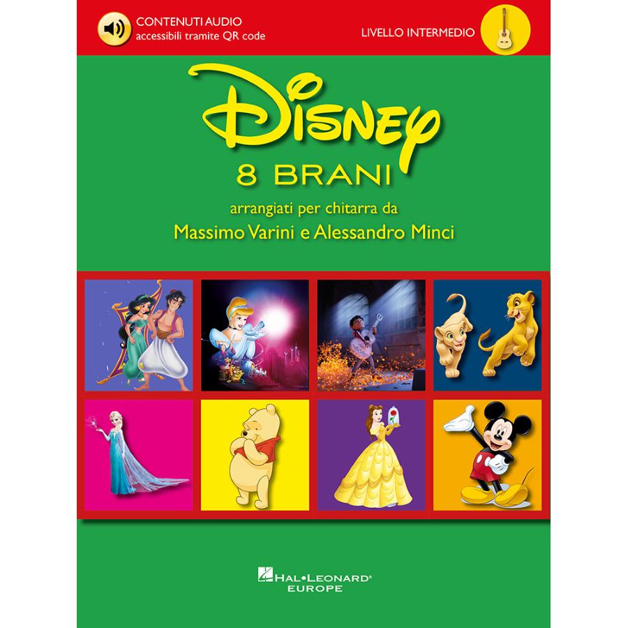 Disney - 8 brani arrangiati per chitarra Libro + Audio-online