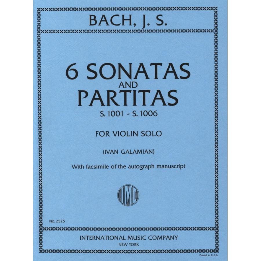 6 Sonatas And Partitas S.1001 - S.1006 Libro