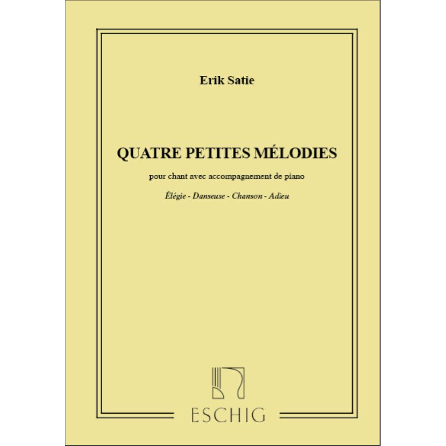 Quatre Petites Melodies Pour Chant Et Piano Partitura