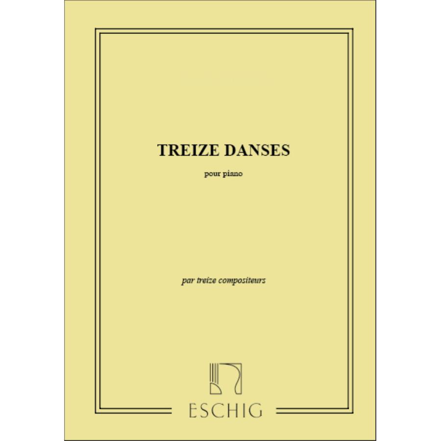 Treize Danses pour Piano Partitura