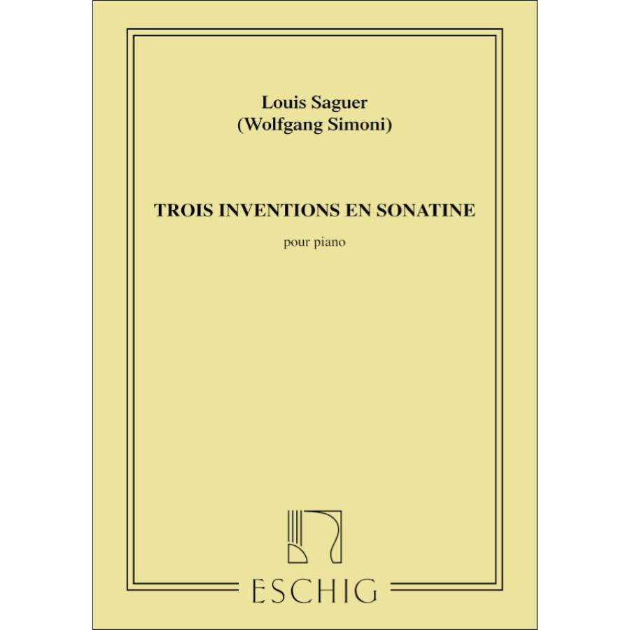 Trois Inventions En Sonatine Partitura