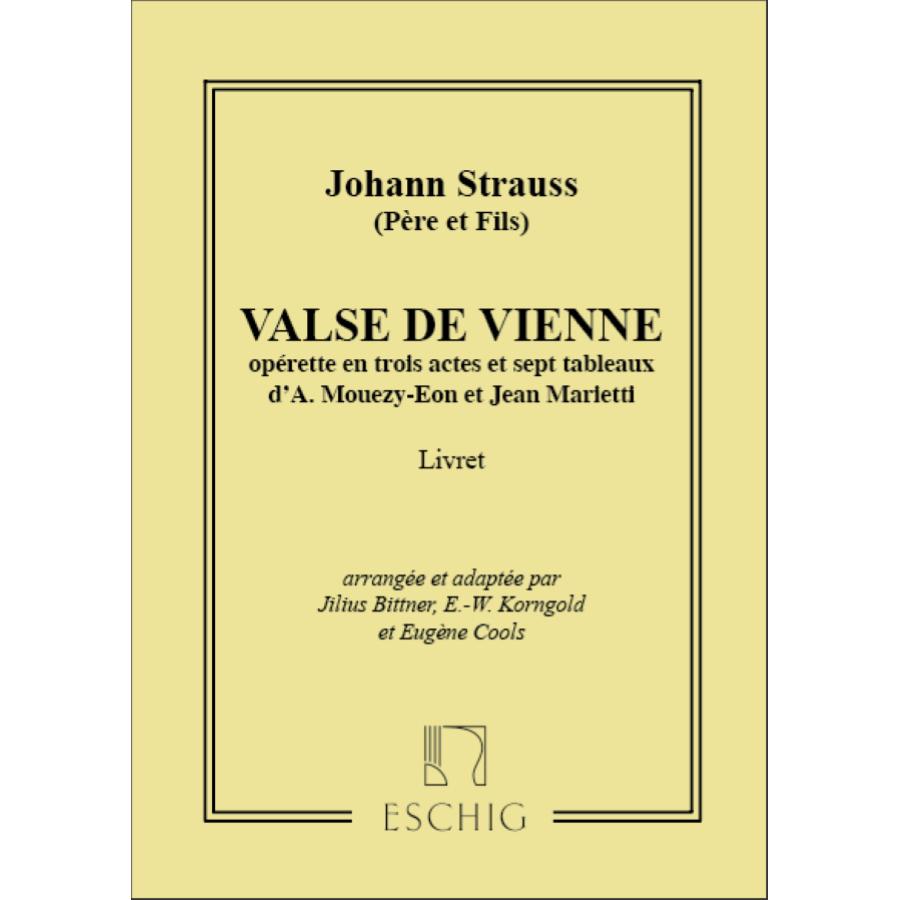 Valses De Vienne Livret Partitura