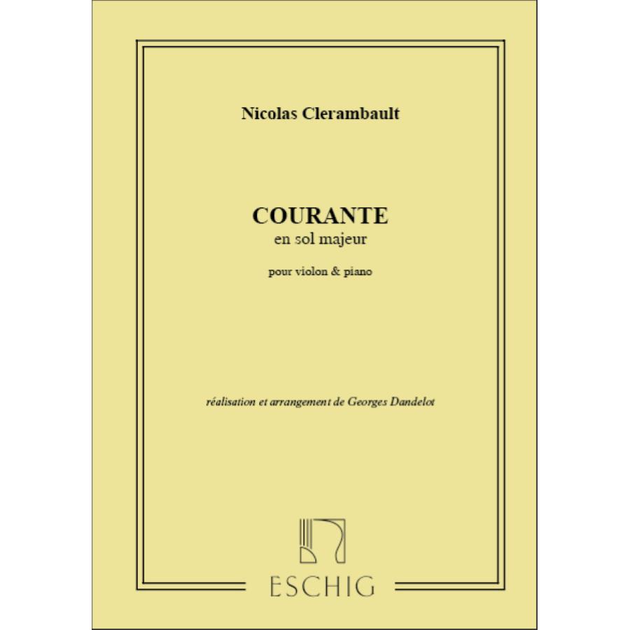Louis-Nicolas Clérambault Courante Violon-Piano