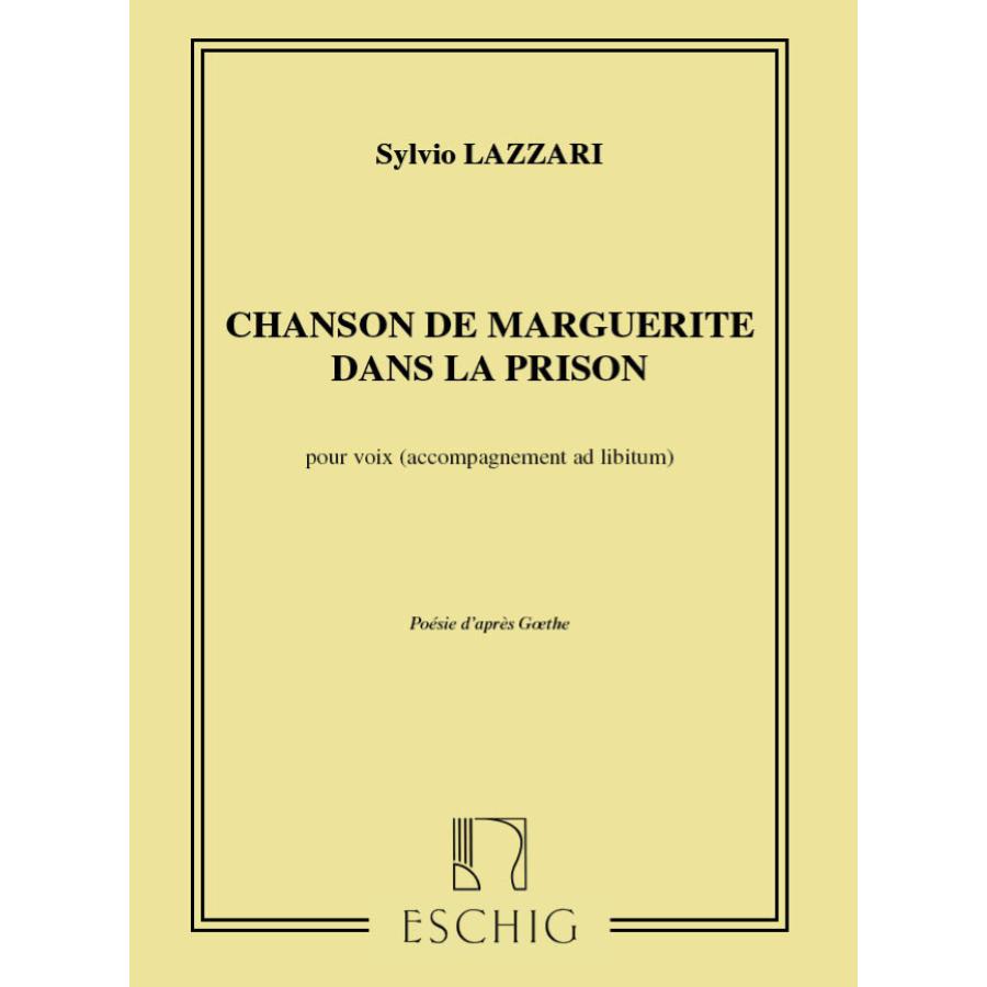 Chanson De Marguerite Dans La Prison, Pour Voix Partitura