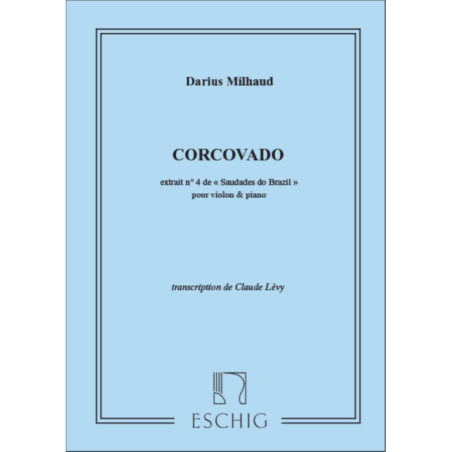 Darius Milhaud Saudades Do Brazil N 4 Corcovado Violon-Piano