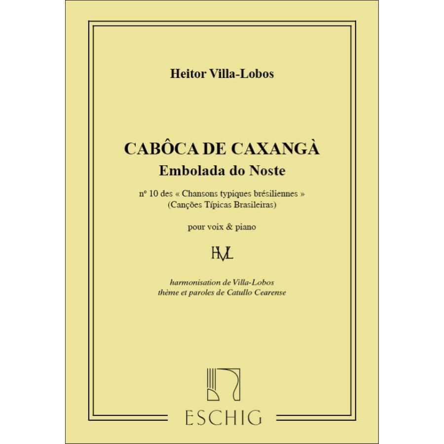 Chansons Typiques Bresilienne N 10 (Cabocla De Partitura